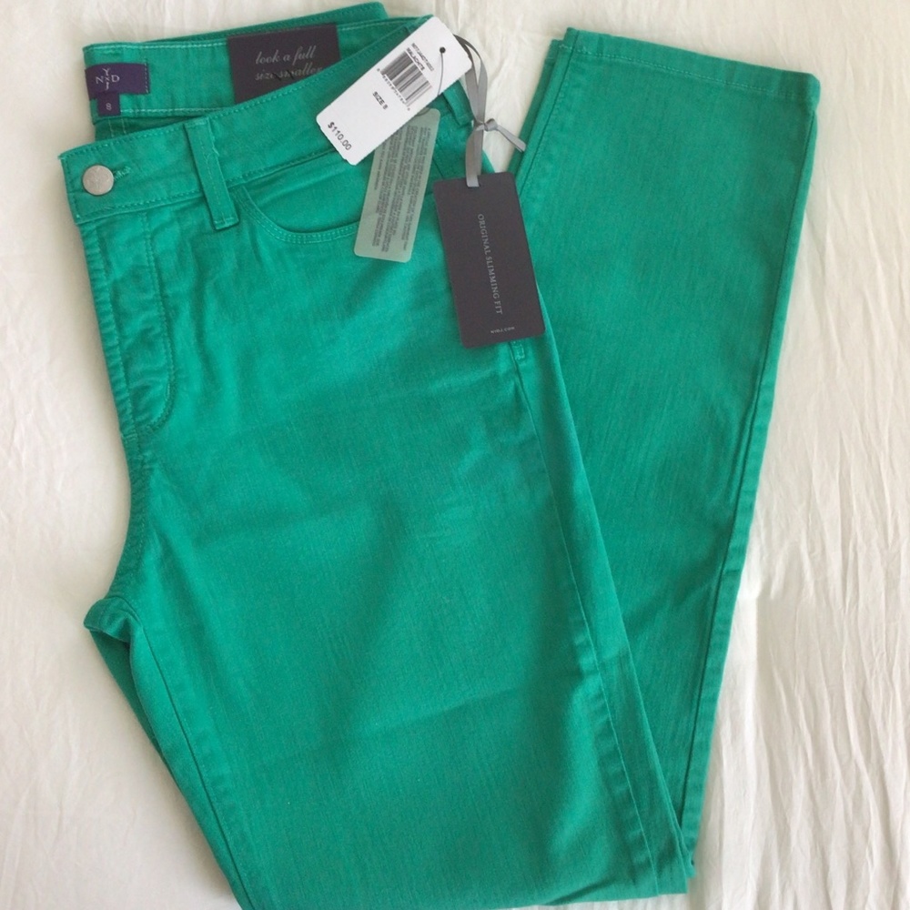 NYDJ - Green (malachite) Jeans, size 8